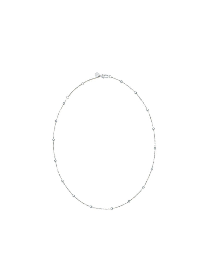 Blissful Time Necklace- Oval Link (White) - Orange Cube