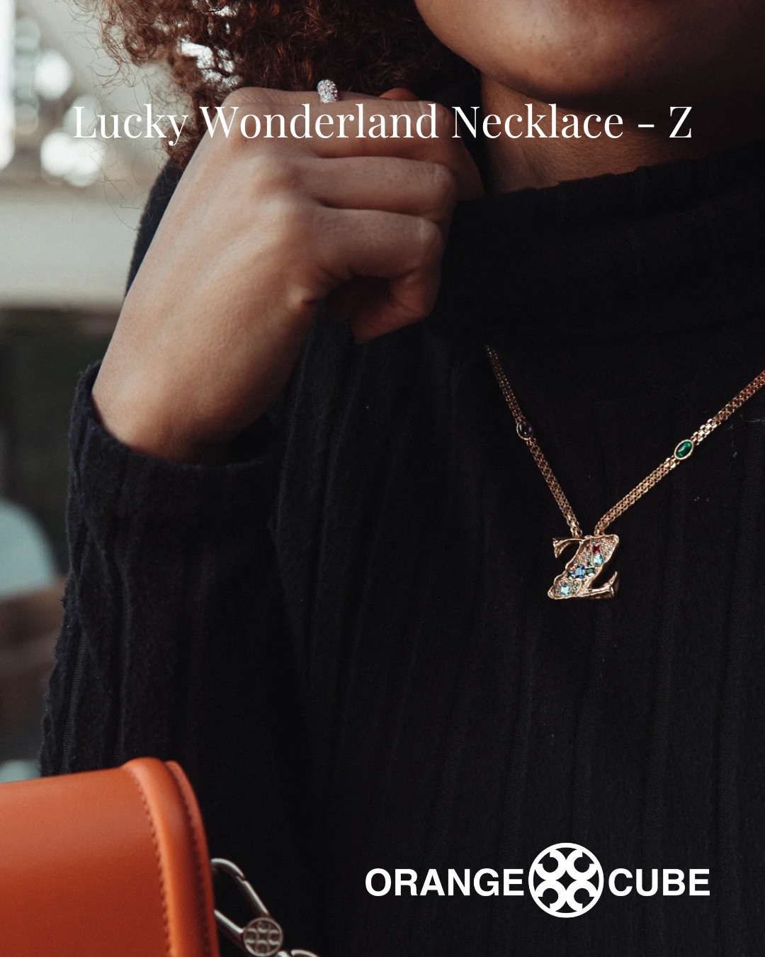 Orange Cube: Lucky Wonderland Necklace – Z