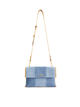 Square Stitch Messenger Bag - Double Denim