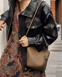 Modern Basket Bag - Cocoa Grey