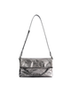 Retro Messenger Bag - Black Silver