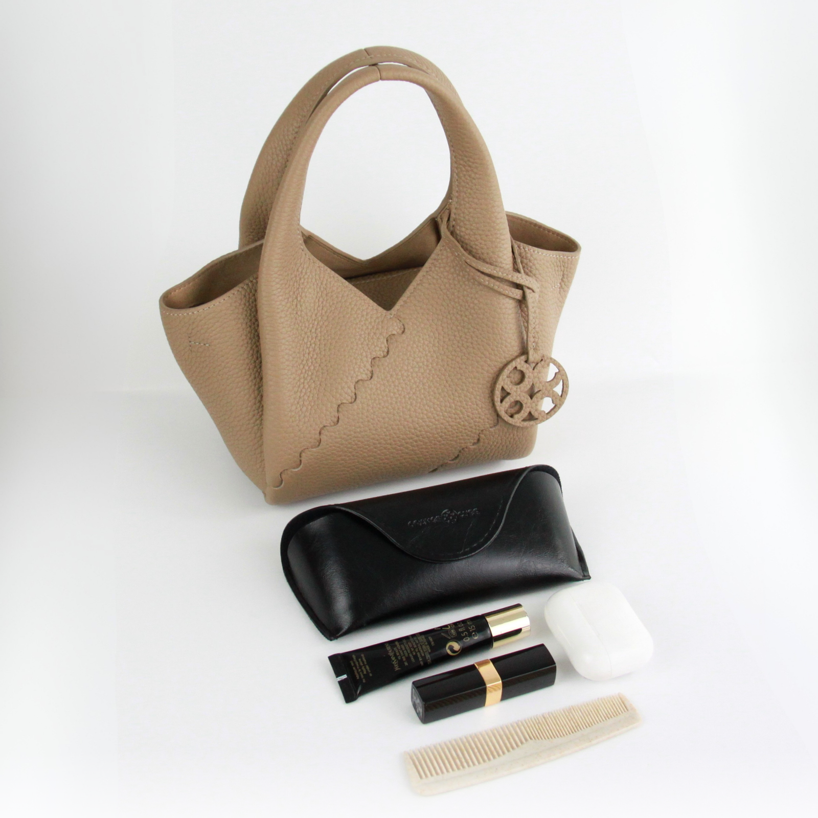 What fits inside Everyday Urban Tote - Sand Beige