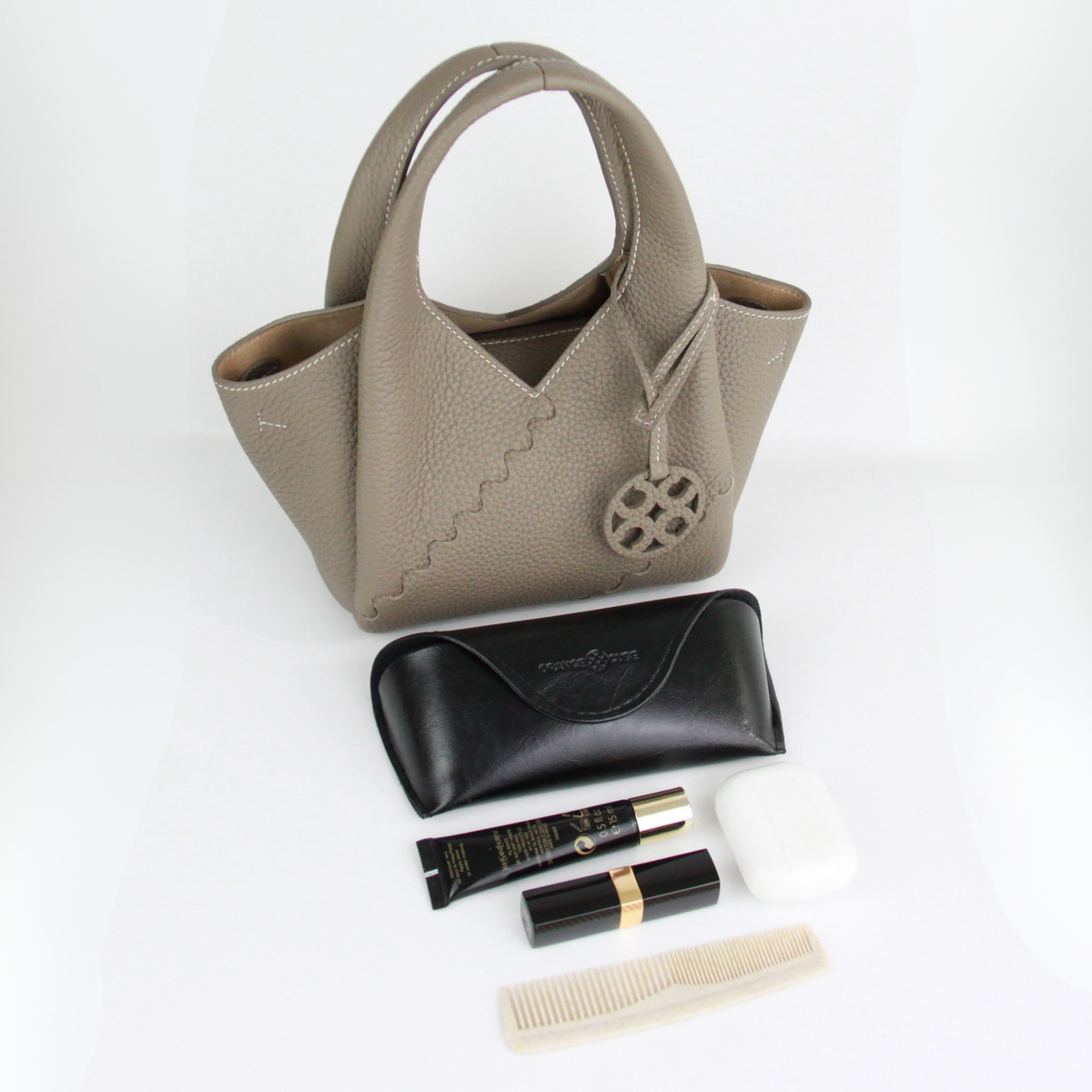 What fits inside Everyday Urban Tote - Beige Grey