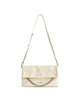 Retro Messenger Bag - Marble White