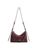Metropolitan Shoulder Bag - Bordeaux Red