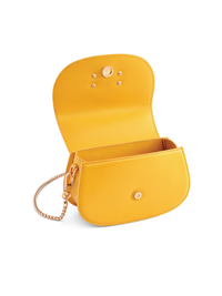 Signature Top Handle Saddle Bag - Amber