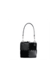 Mosaic Cube Mini Bag - Black