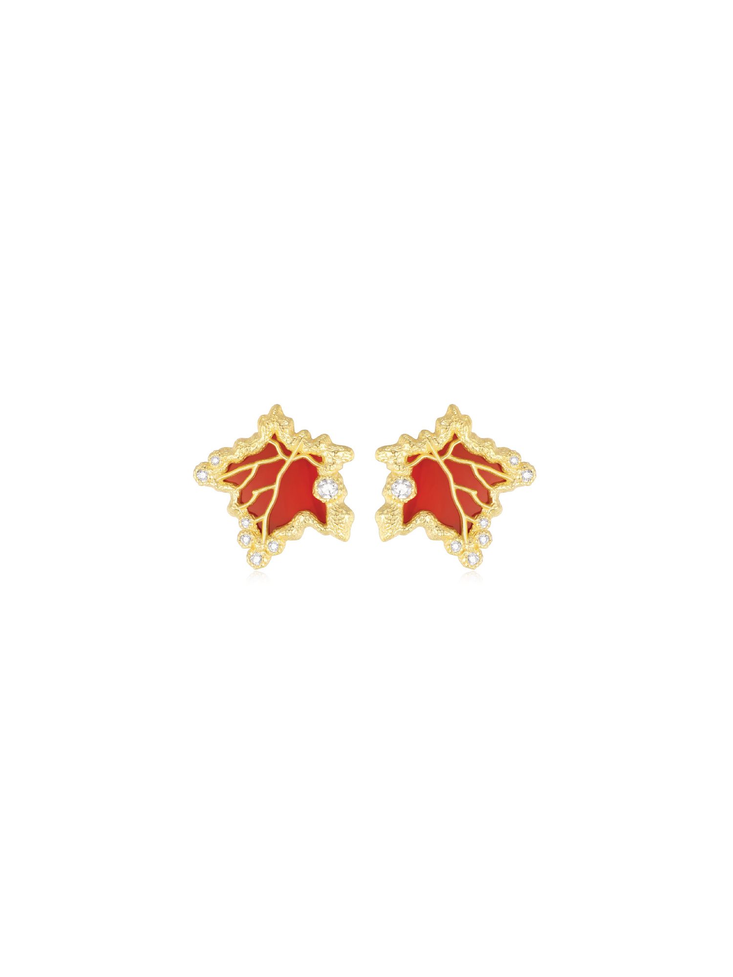 Autumn Leaf Earrings (Pair)