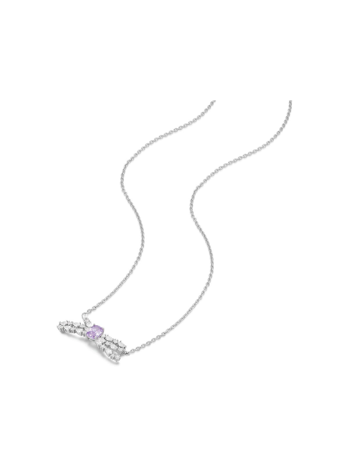 Infinity Link Necklace (White)