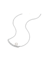 Pearlescent Twine Necklace (White)