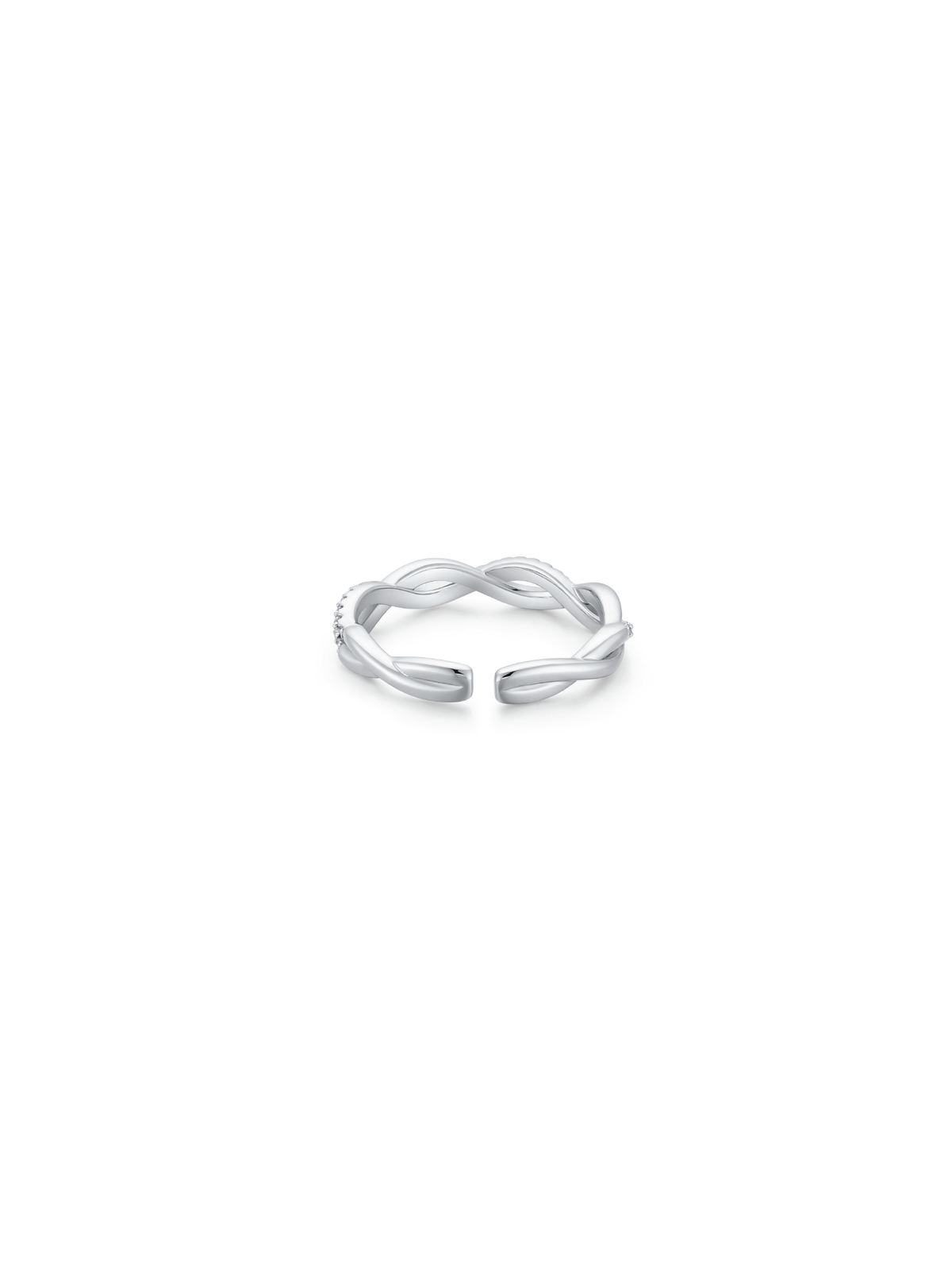 Intertwined Ring (White)