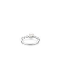 Pearlescent Twine Ring (White)