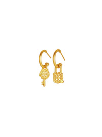 Signature Lock & Key Earrings (Pair)