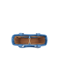Square Stitch Cushion Tote - Sky Blue