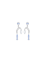 Aqua Essence Earrings (White) (Pair) - Earrings | Orange Cube