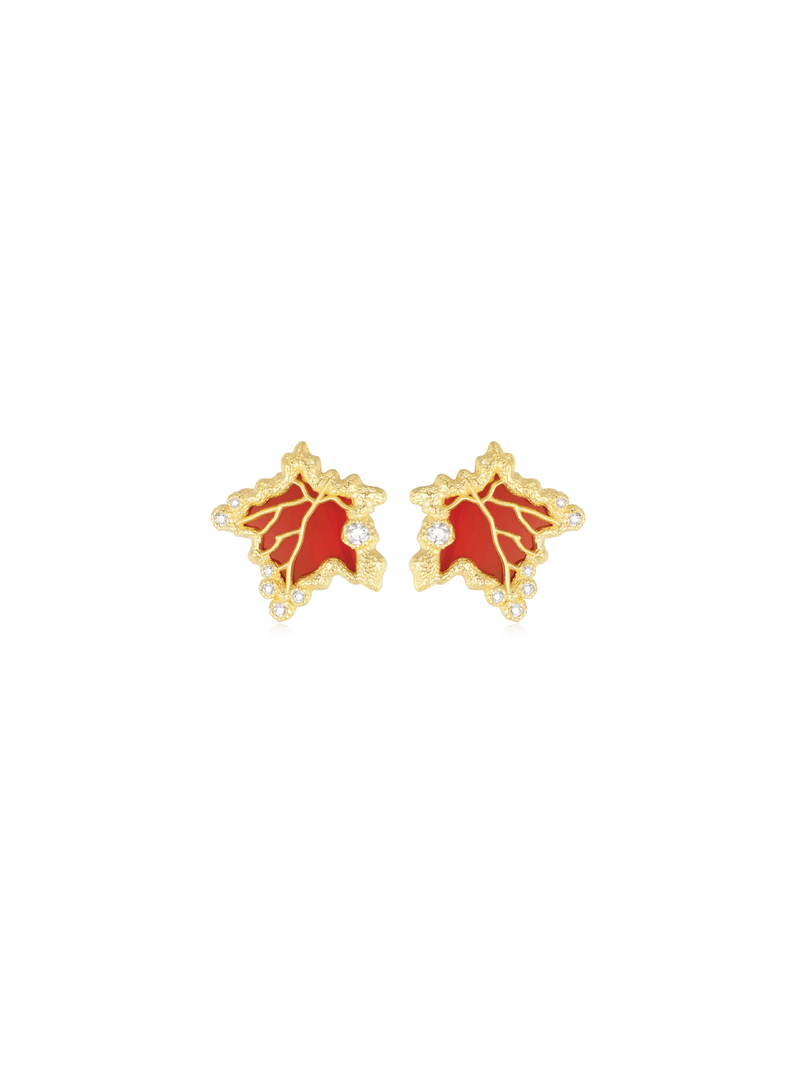Autumn Leaf Earrings (Pair) - Earrings | Orange Cube