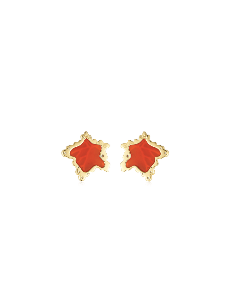 Autumn Leaf Earrings (Pair) - Earrings | Orange Cube