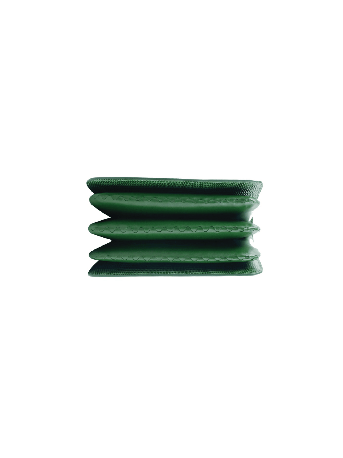 Chain Shoulder Bag - Green - Green Leather Shoulder Bag | Orange Cube