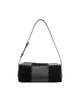 Checkbox Shoulder Bag - Black