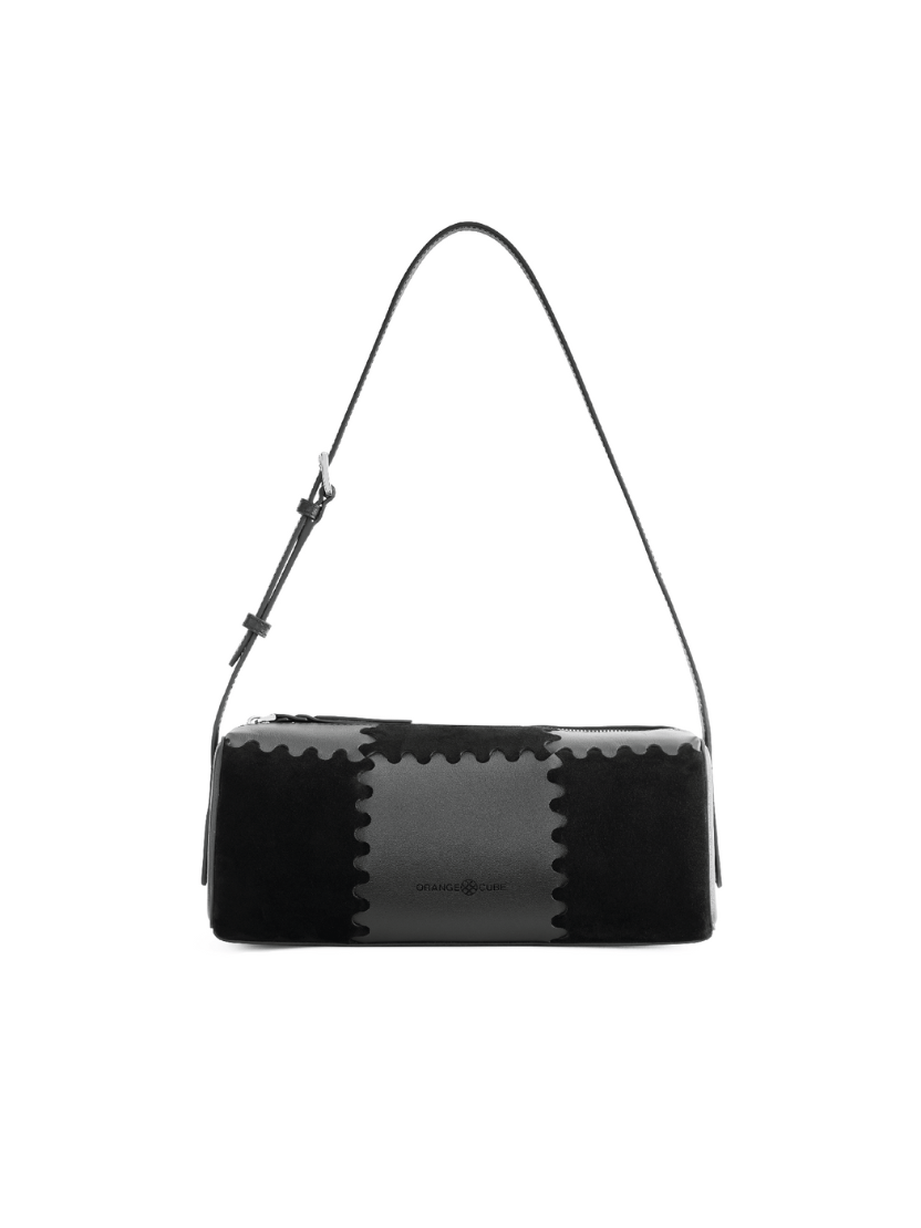 Checkbox Shoulder Bag - Black