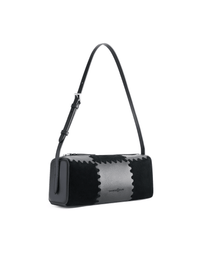 Checkbox Shoulder Bag - Black