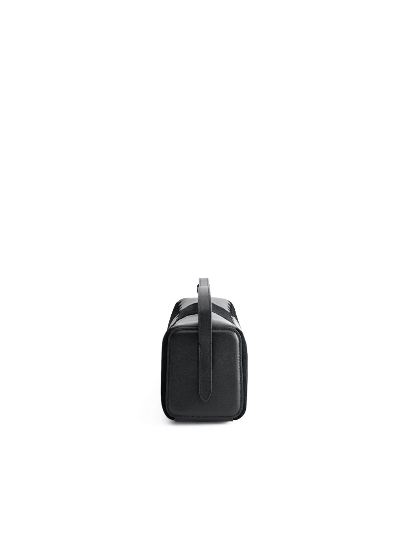 Checkbox Shoulder Bag - Black