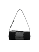 Checkbox Shoulder Bag - Black