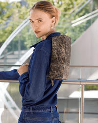 Checkbox Shoulder Bag - Marble Grey - Bag | Orange Cube