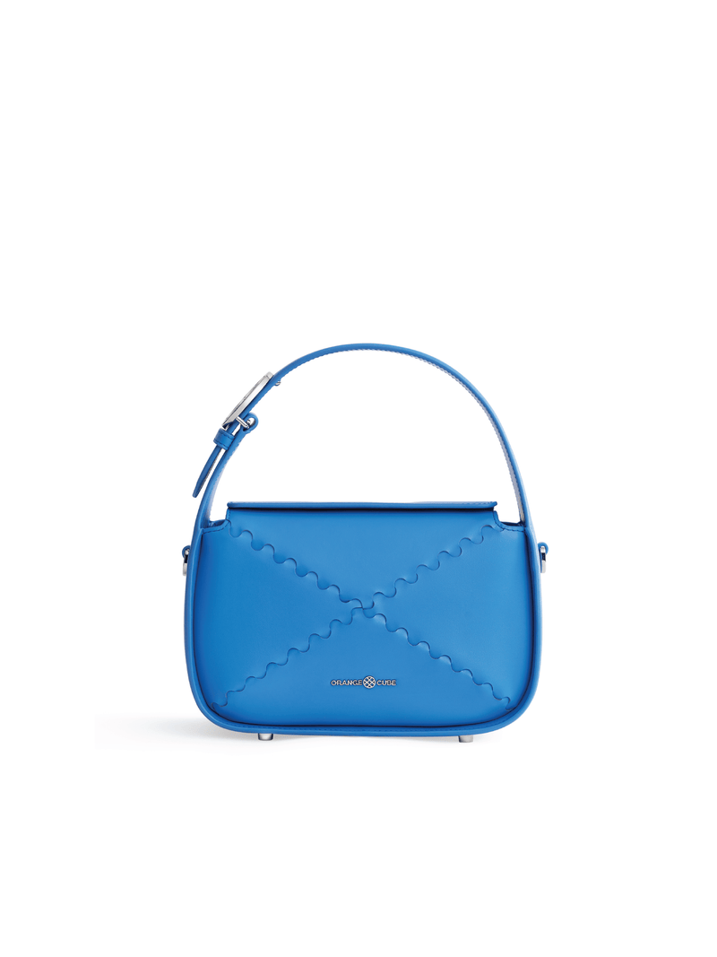 Classic Mosaic Box Bag - Blue - Bag | Orange Cube