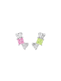 Crystal Candy Earrings (White) (Pair) - Earrings | Orange Cube