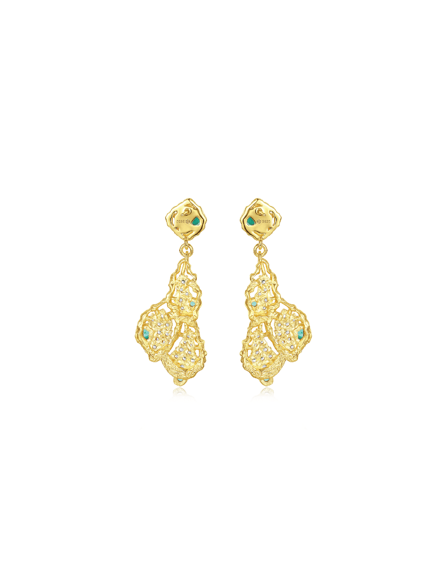 Crystal Wing Earrings