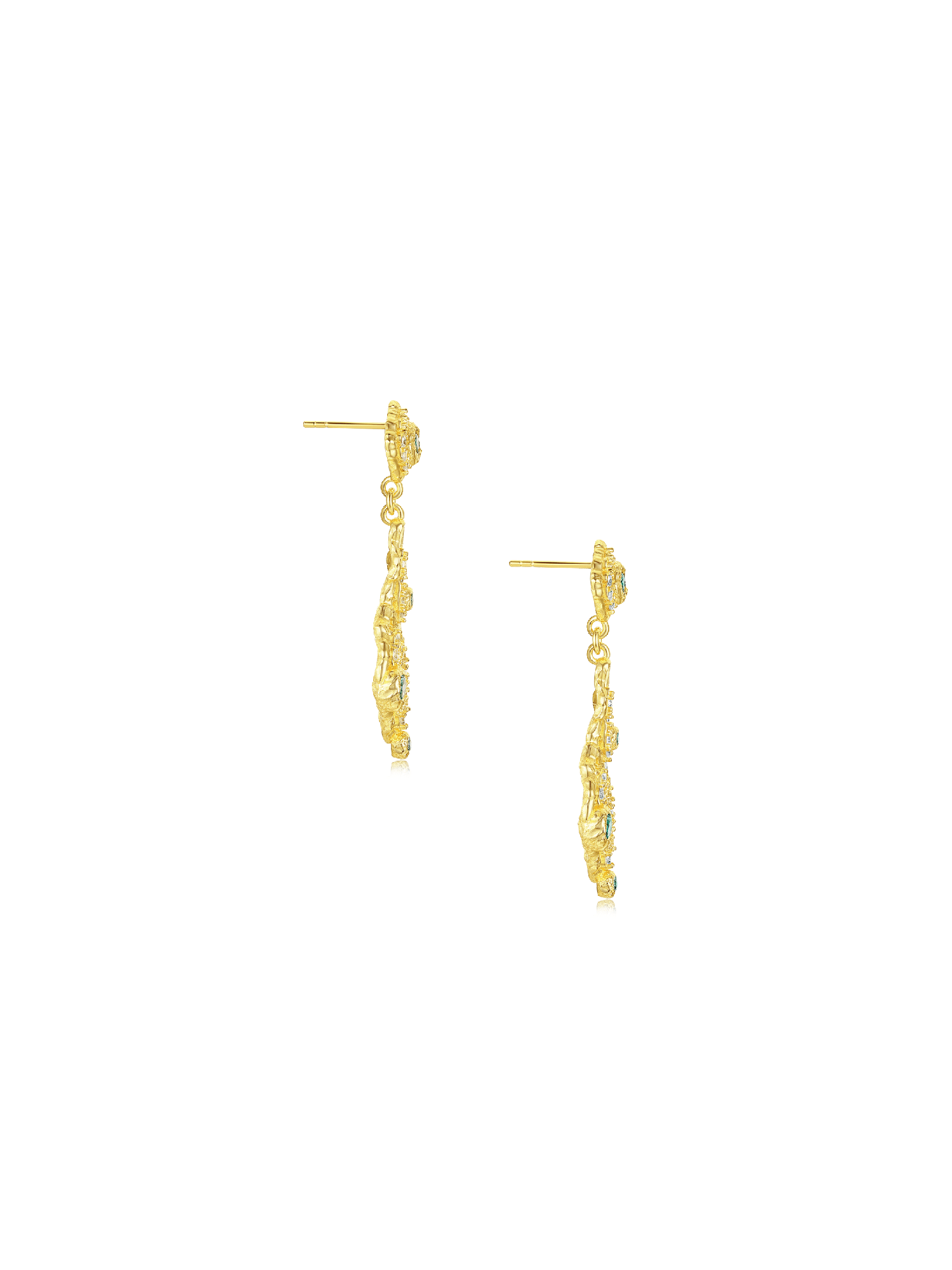 Crystal Wing Earrings