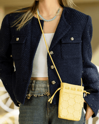 Drawstring Pouch - Pastel Yellow - Bag | Orange Cube