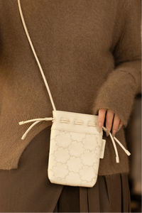 Drawstring Pouch - White - Bag | Orange Cube