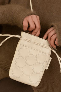 Drawstring Pouch - White - Bag | Orange Cube