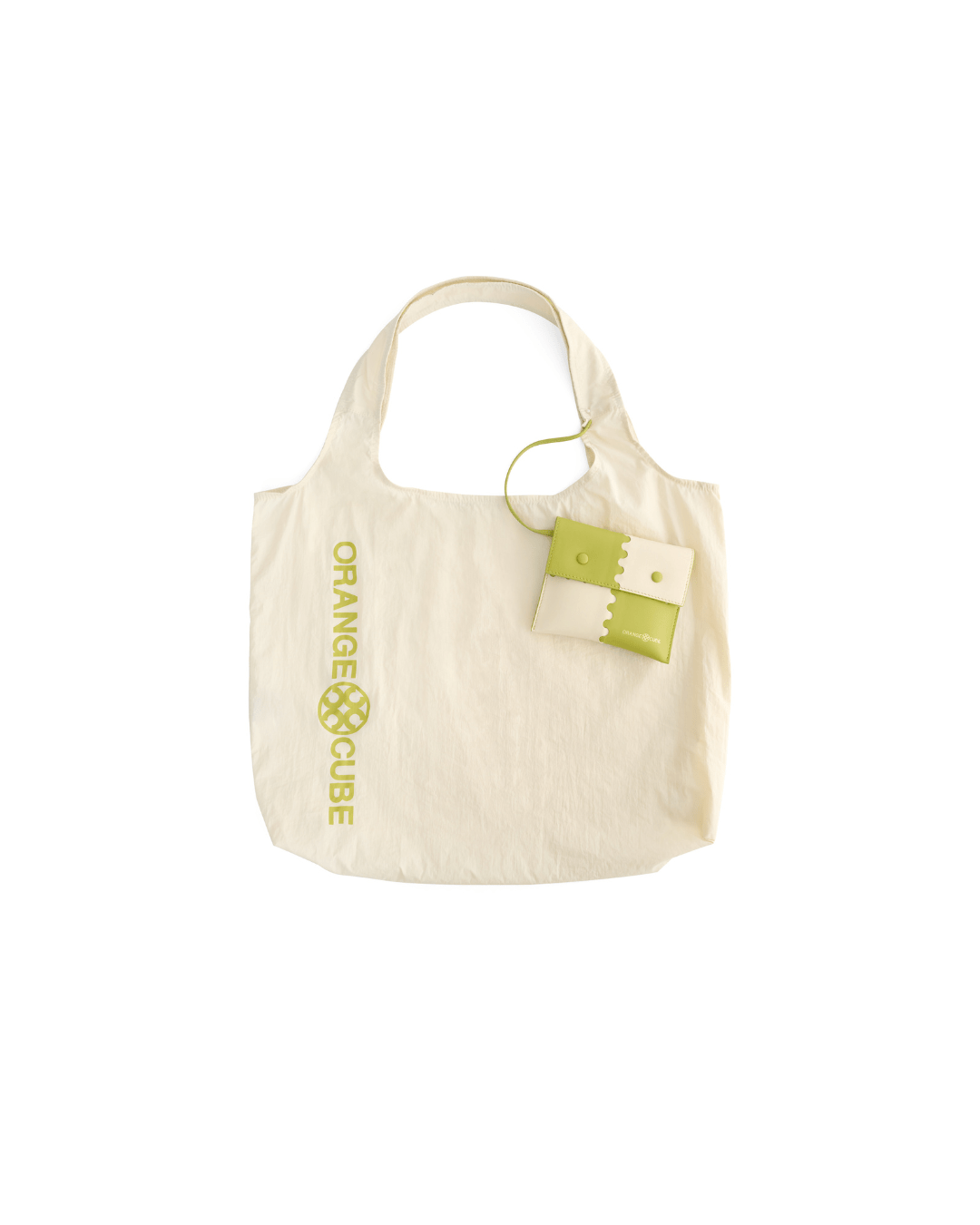 Eco - Friendly Foldable Reusable Bag - Accessory | Orange Cube