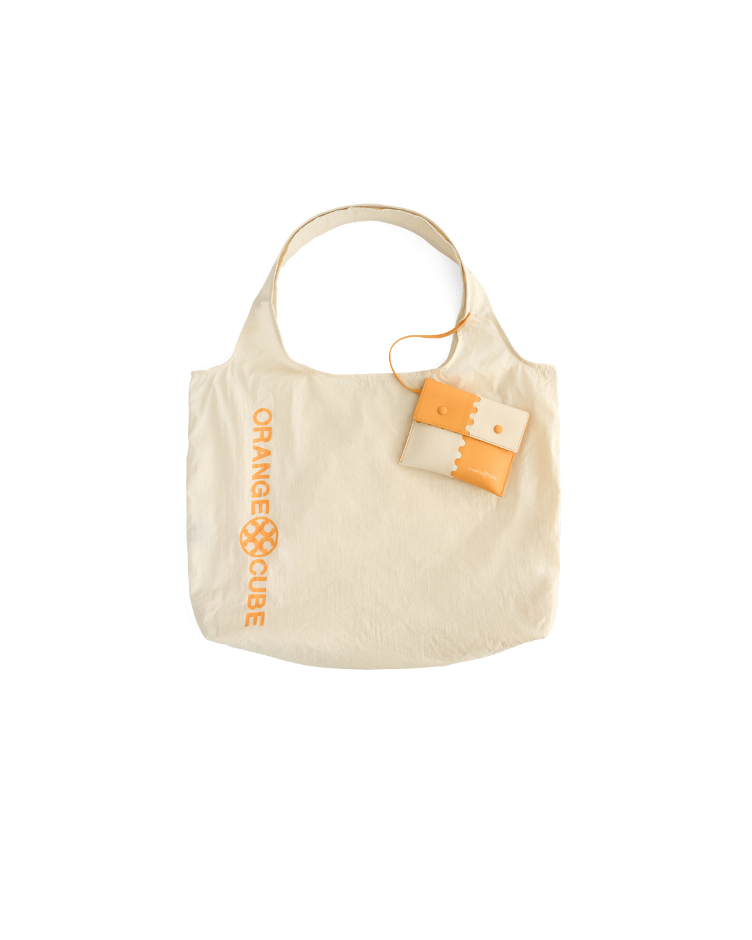 Eco - Friendly Foldable Reusable Bag - Accessory | Orange Cube