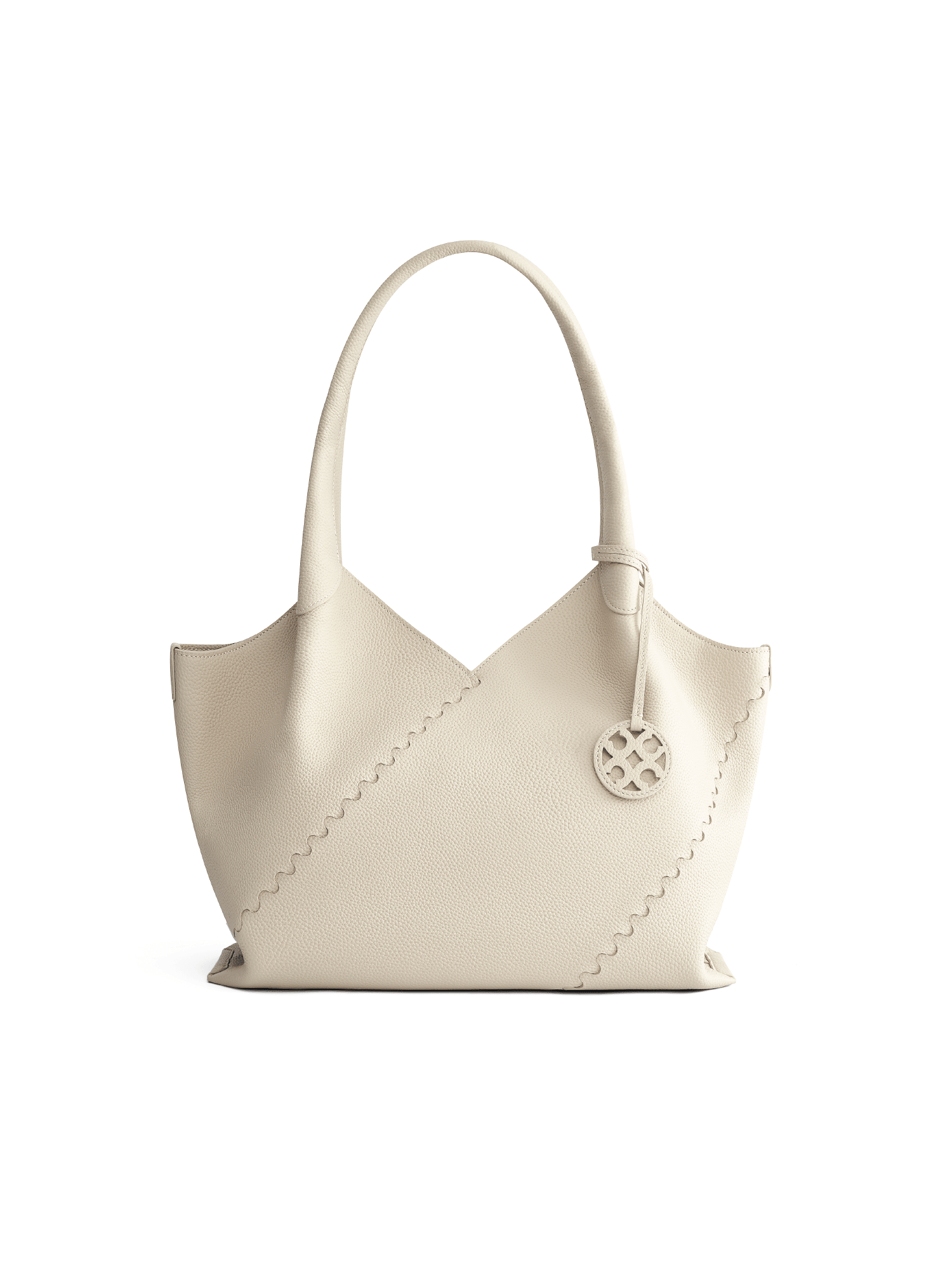 Everyday Large Slouchy Tote - White - Bag | Orange Cube