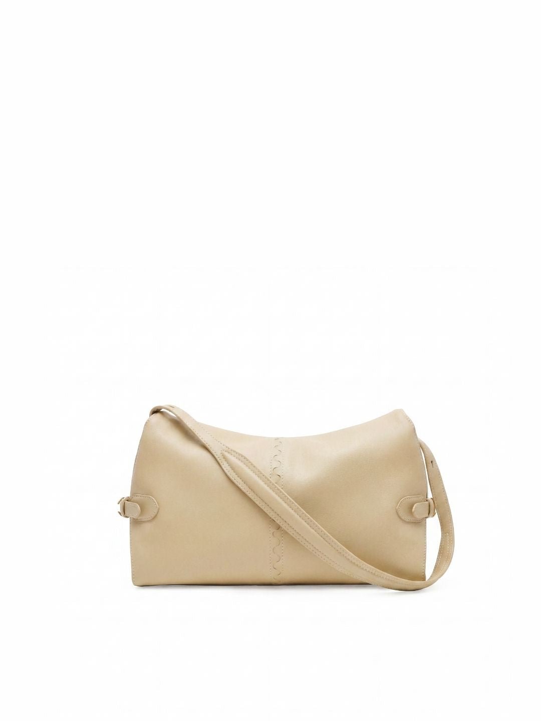 Fantina Folded Hobo Bag - Almond Beige - Bag | Orange Cube