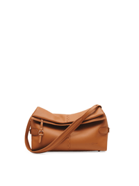 Fantina Folded Hobo Bag - Brown - Bag | Orange Cube