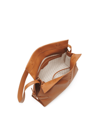 Fantina Folded Hobo Bag - Brown - Bag | Orange Cube