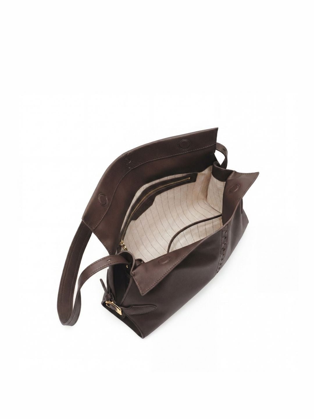 Fantina Folded Hobo Bag - Coffee Bean - Bag | Orange Cube