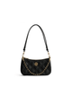Fantina Quilted Shoulder Chain Strap Bag - Black