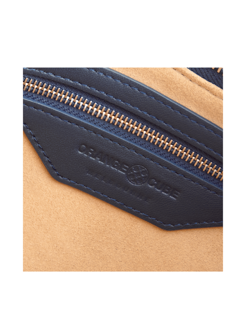 Fantina Quilted Shoulder Chain Strap Bag - Denim Blue - Bag | Orange Cube