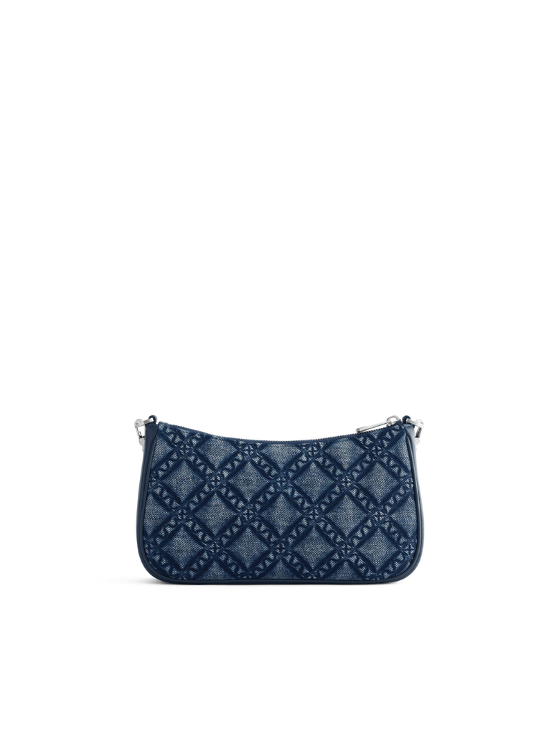 Fantina Quilted Shoulder Chain Strap Bag - Denim Blue - Bag | Orange Cube