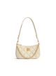 Fantina Quilted Shoulder Chain Strap Bag - Cream