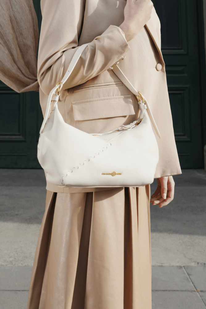 Fortune Cookie Shoulder Bag - White