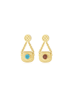 Golden Bag Earrings (Pair) - Earrings | Orange Cube