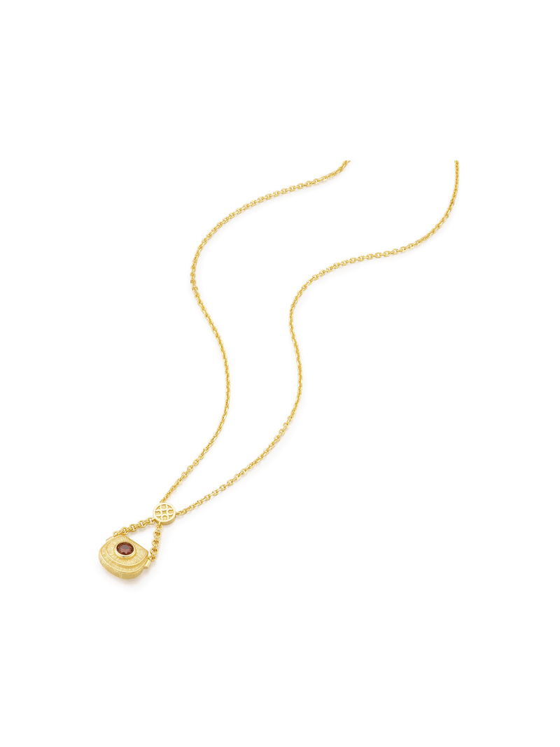 Golden Bag Necklace - Necklace | Orange Cube