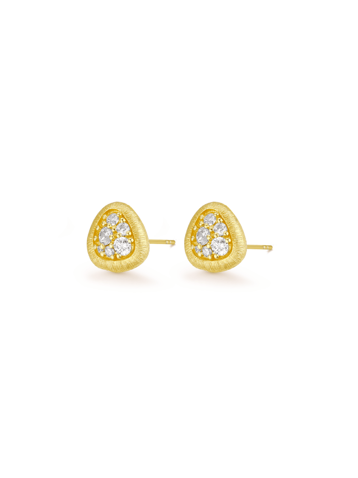 Golden Hour Studs - Earrings | Orange Cube